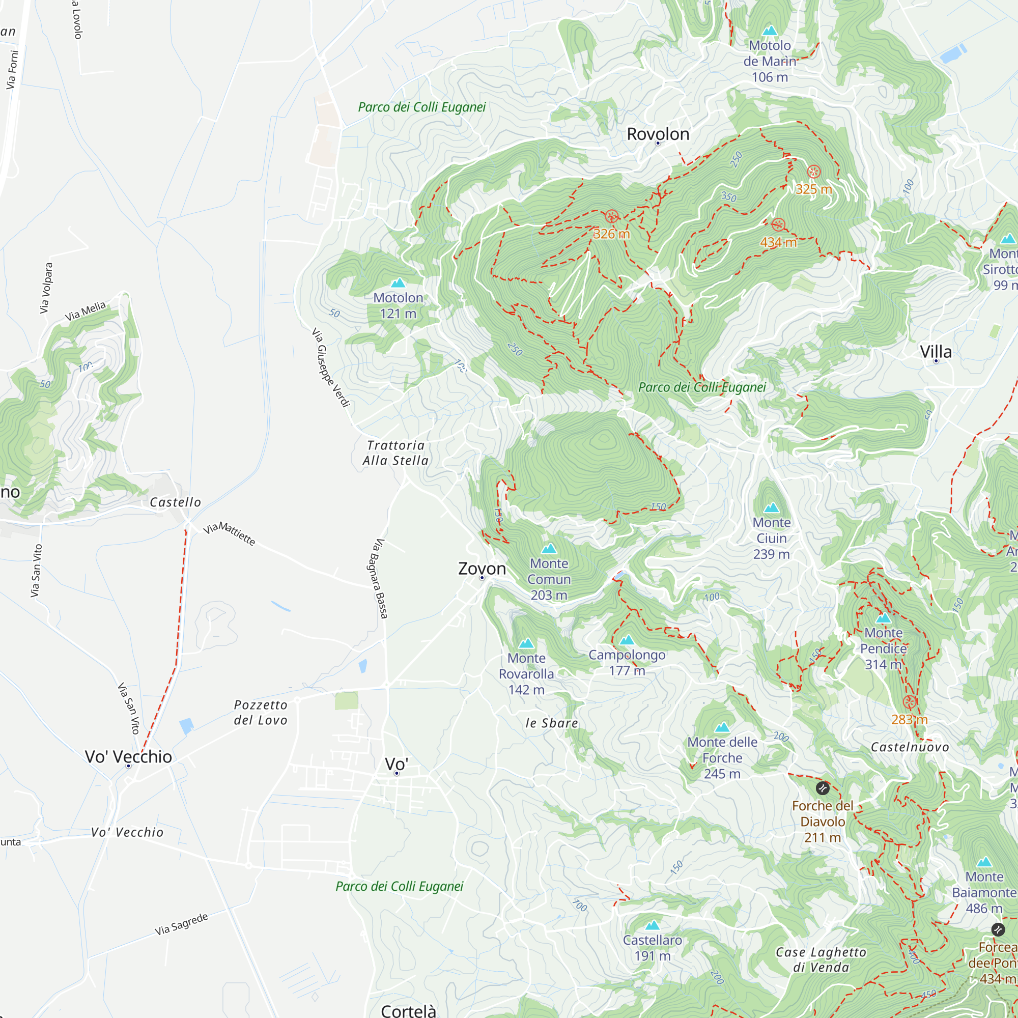 Rifugio Monte Comun map