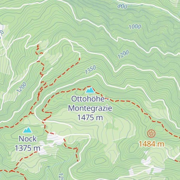 Map of Ottohöhe - Montegrazie