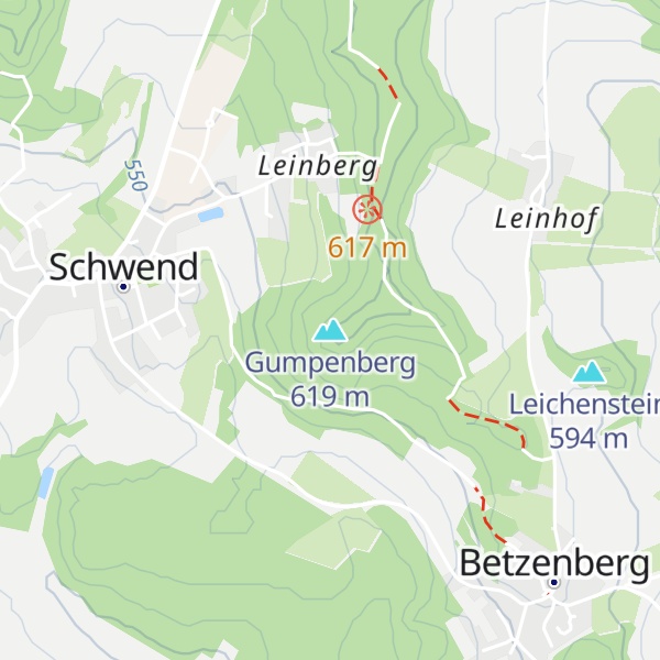 Map of Gumpenberg