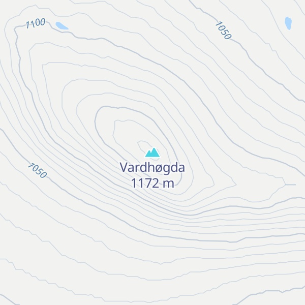 Map of Vardhøgda