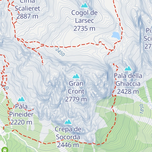 Map of Gran Cront