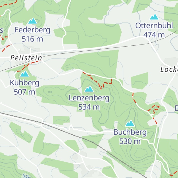 Map of Lenzenberg