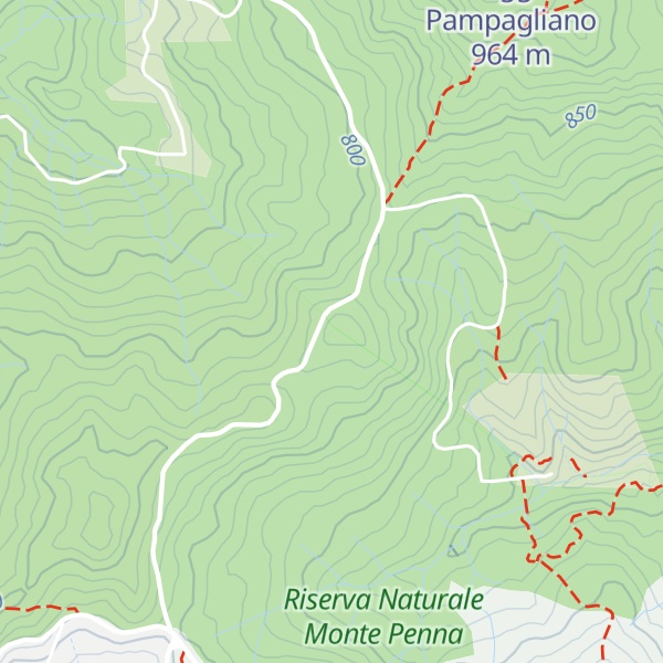 Map of Poggio Paiccione