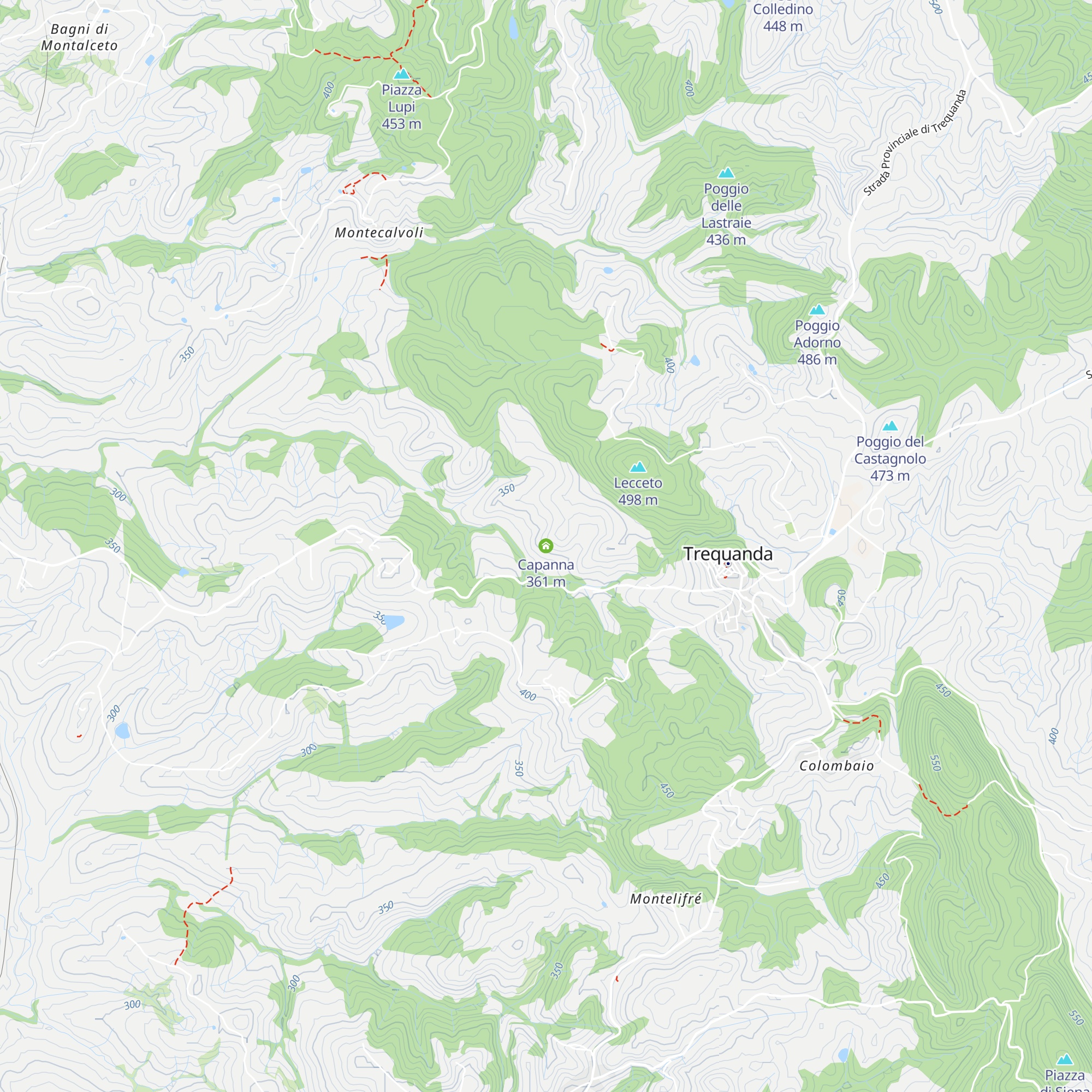 Capanna map