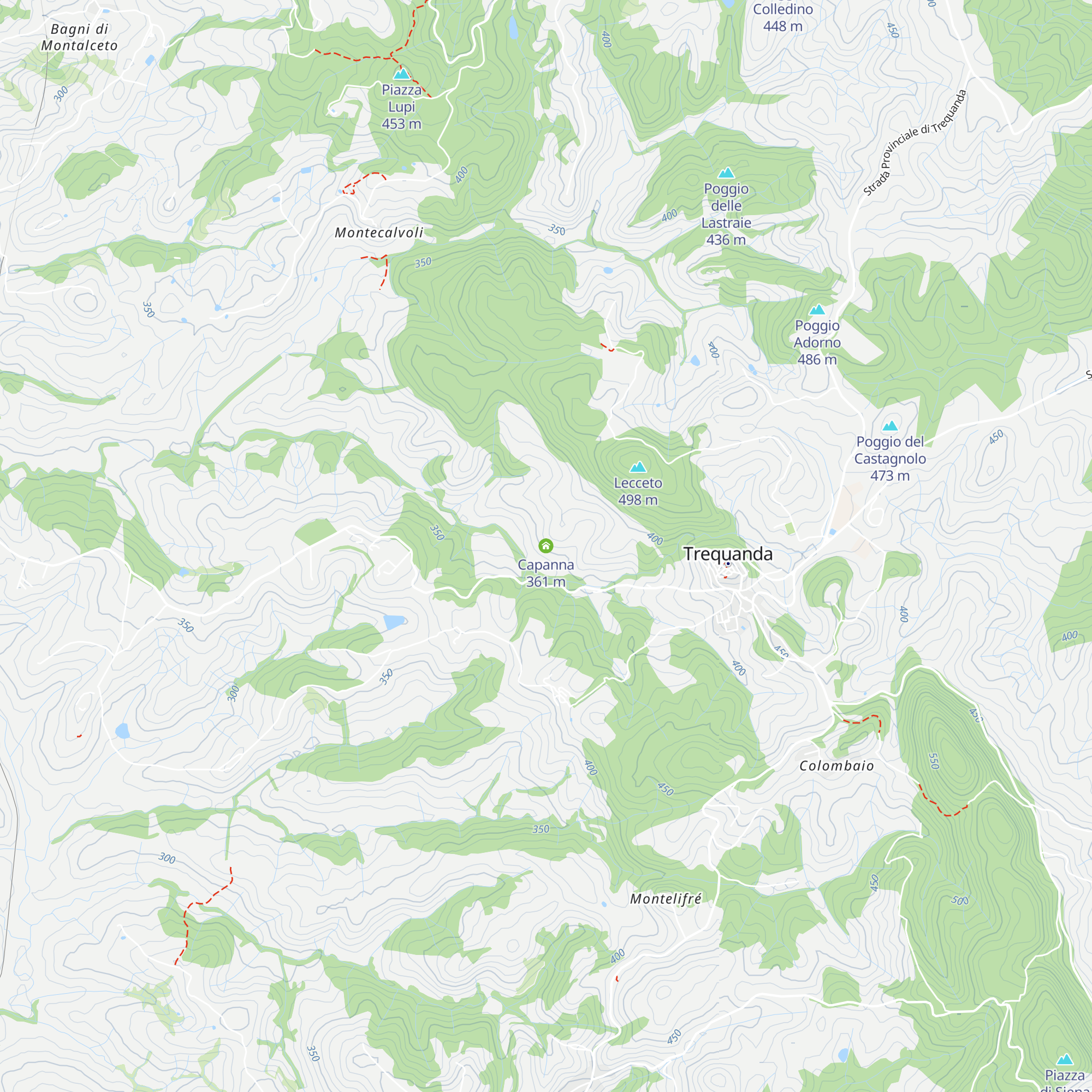 Capanna map