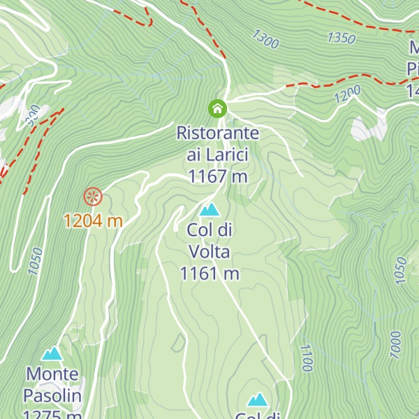 Map of Col di Volta