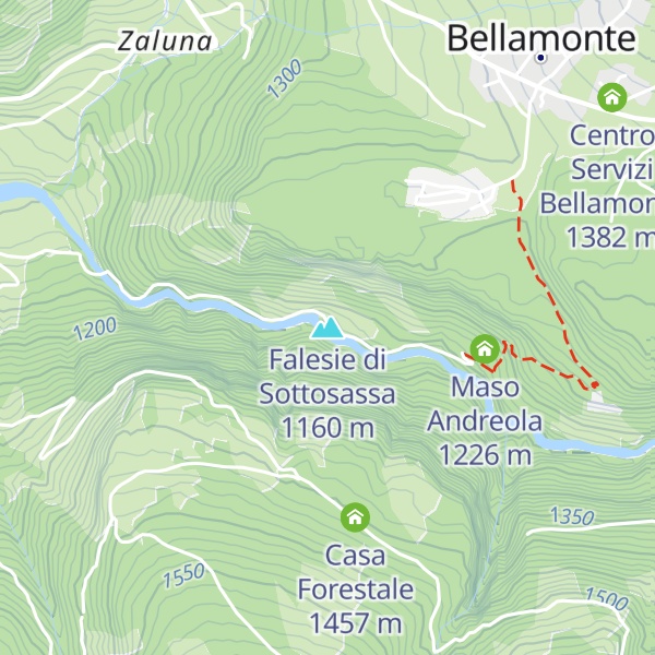 Map of Falesie di Sottosassa