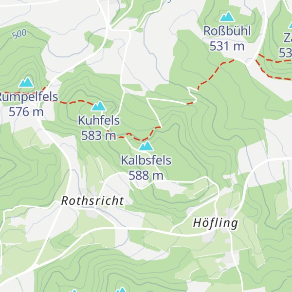 Map of Kalbsfels
