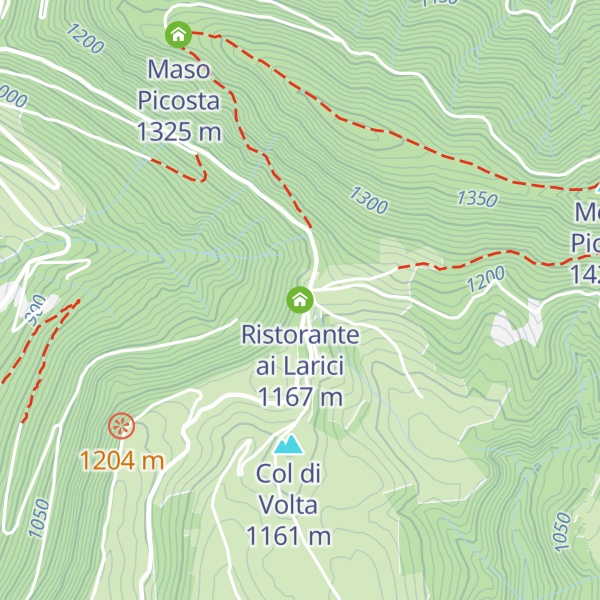 Map of Ristorante ai Larici