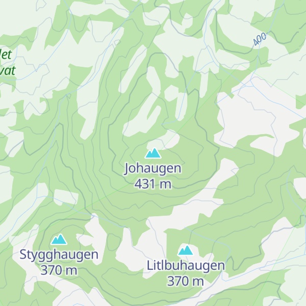 Map of Johaugen