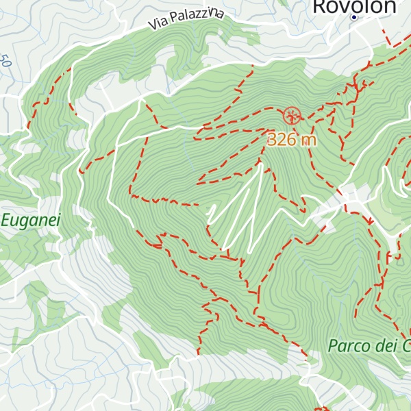 Map of Monte della Madonna