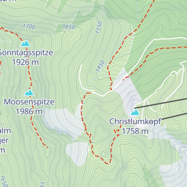 Map of Moosenalm
