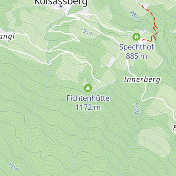 Map of Fichtenhütte
