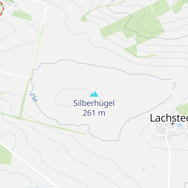 Map of Silberhügel