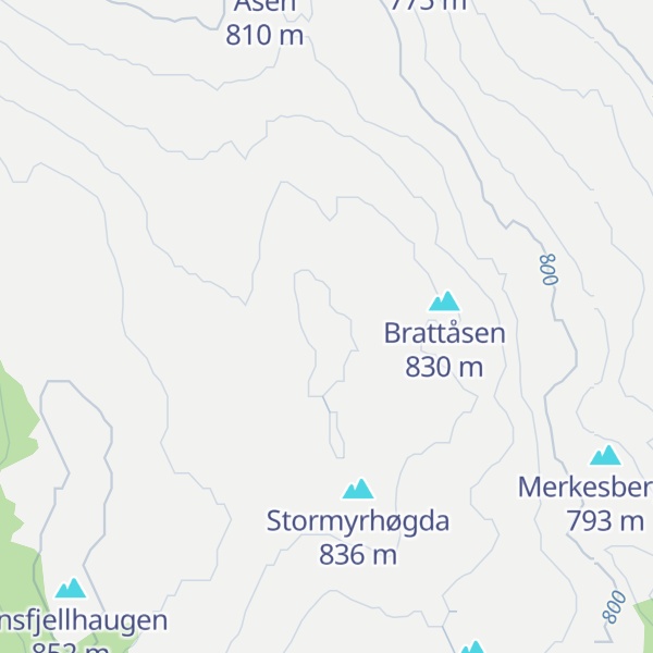 Map of Starrmyrhøgda