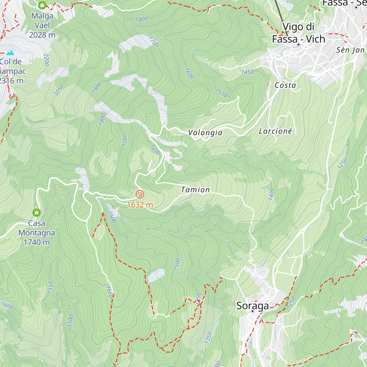 Hotel Gran Mugon map