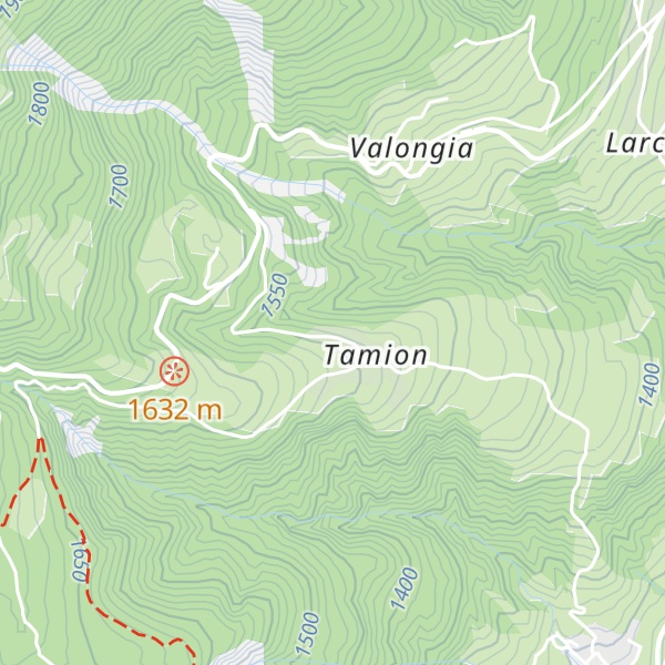 Map of Hotel Gran Mugon