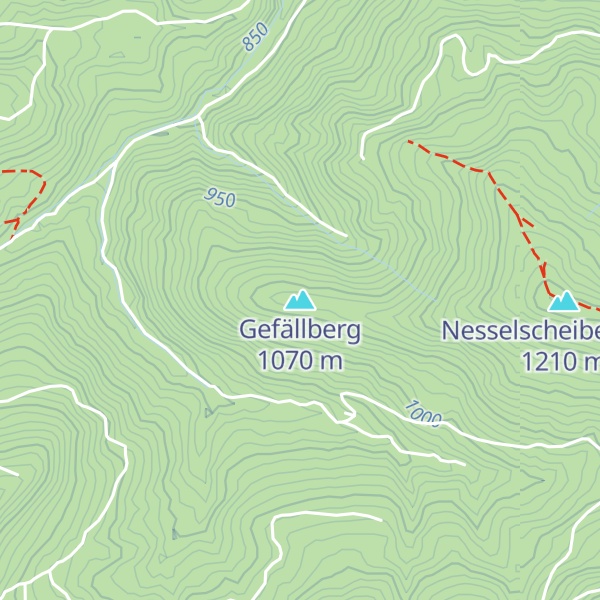Map of Gefällberg