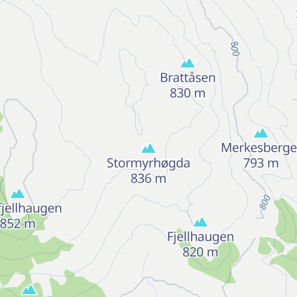 Map of Stormyrhøgda