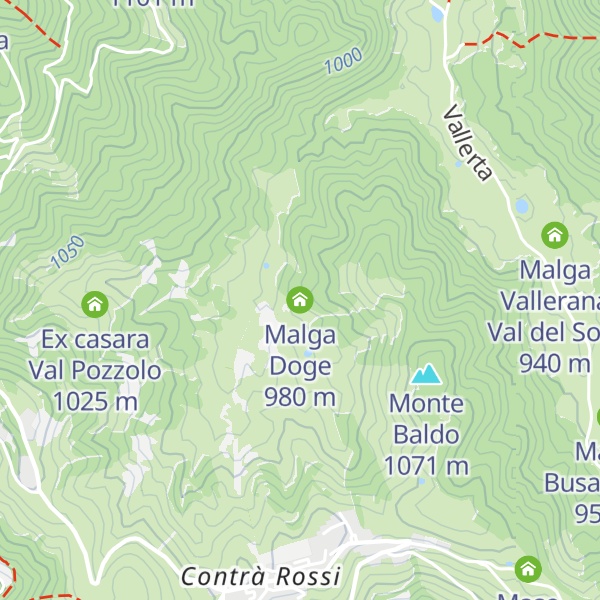 Map of Malga Doge