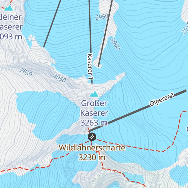 Map of Großer Kaserer