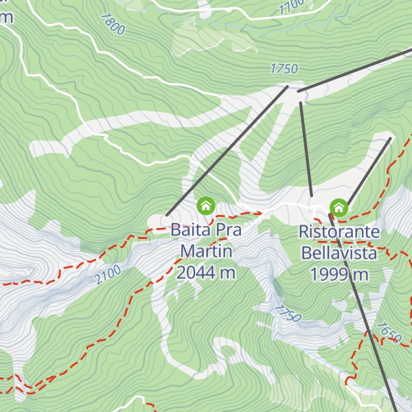 Map of Baita Pra Martin