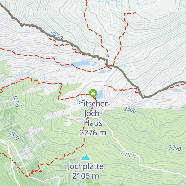 Map of Pfitscher-Joch-Haus