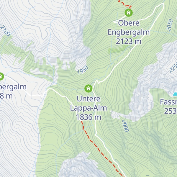 Map of Untere Lappa-Alm