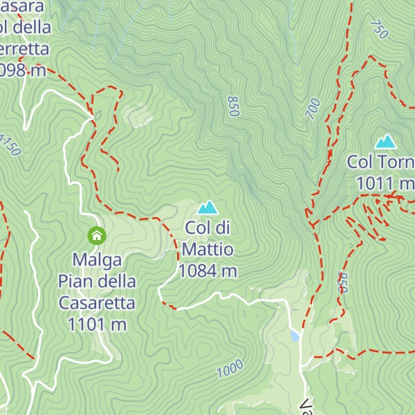 Map of Col di Mattio