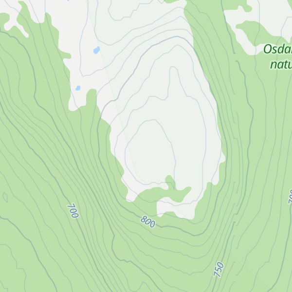 Map of Bjørbekkåsen