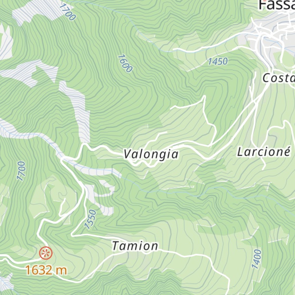 Map of Hotel Fontana