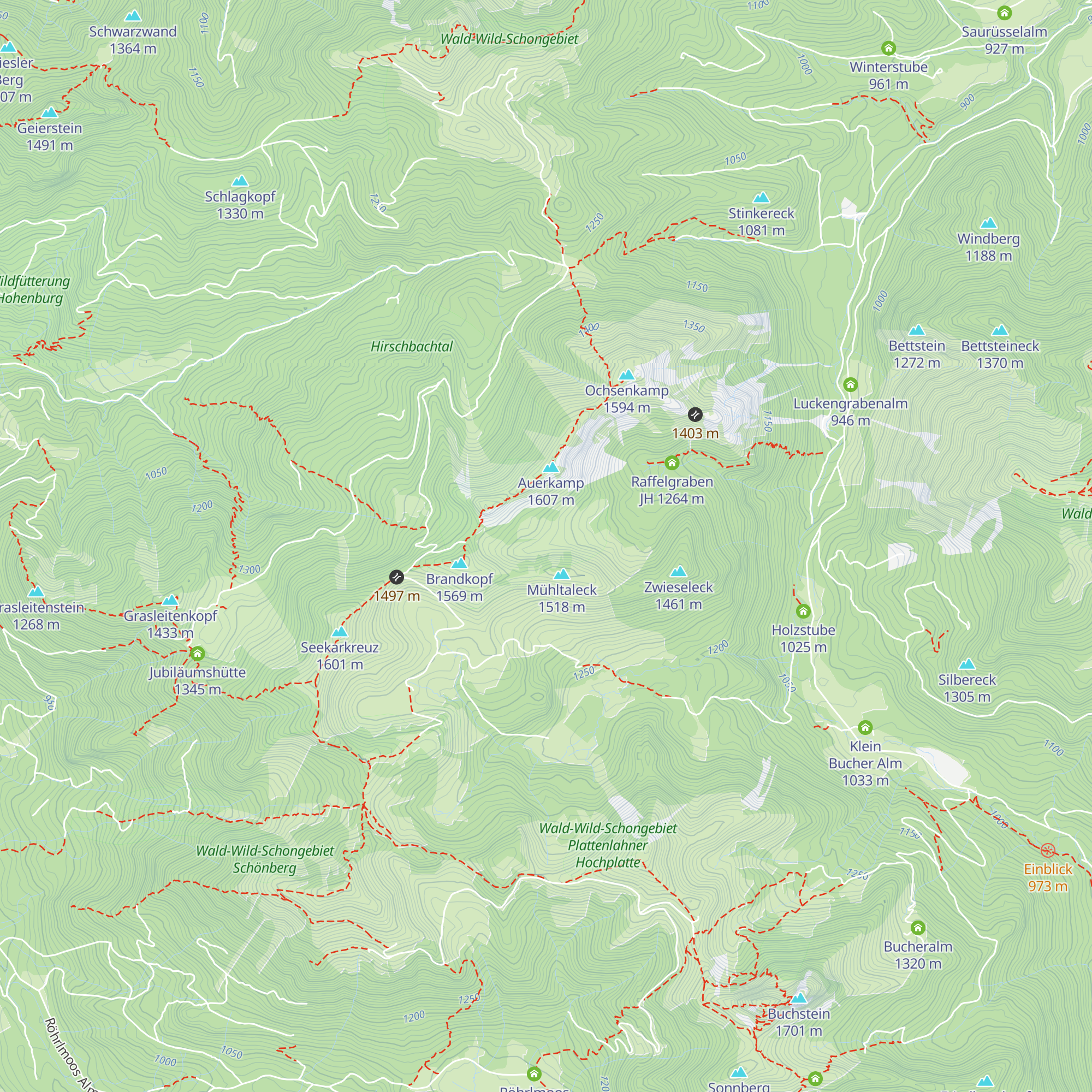 Mühltalalm map