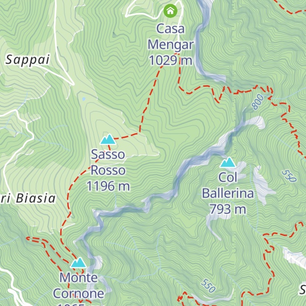 Map of Col Carpenedi