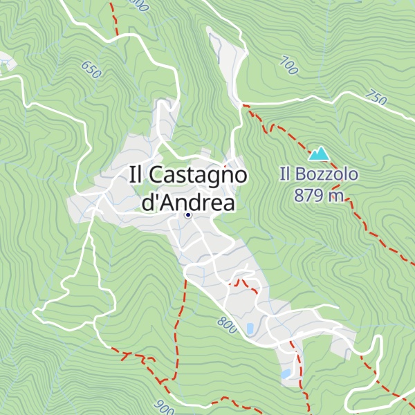 Map of Rifugio Punto Tappa GEA
