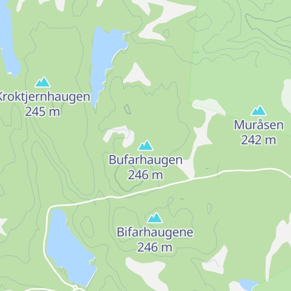 Map of Bufarhaugen