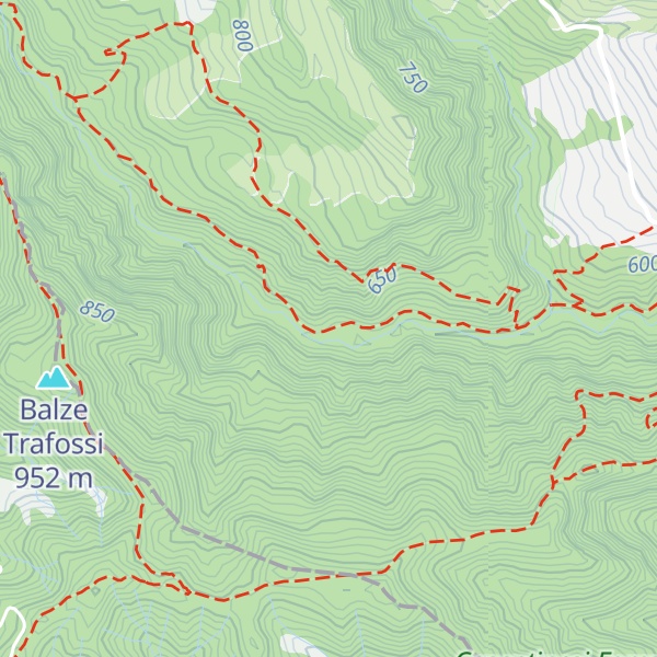 Map of Bivacco Ca del Rospo