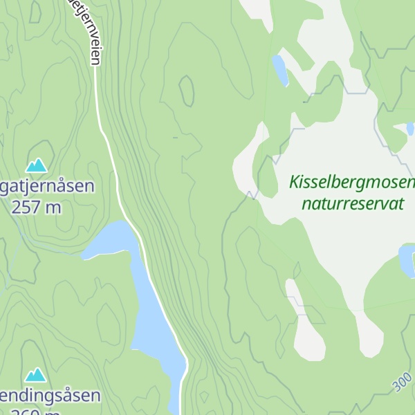 Map of Fluetjernshallene