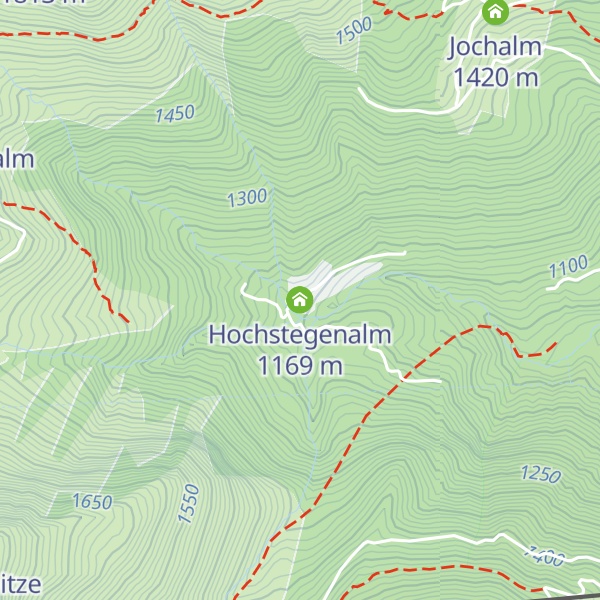 Map of Hochstegenalm