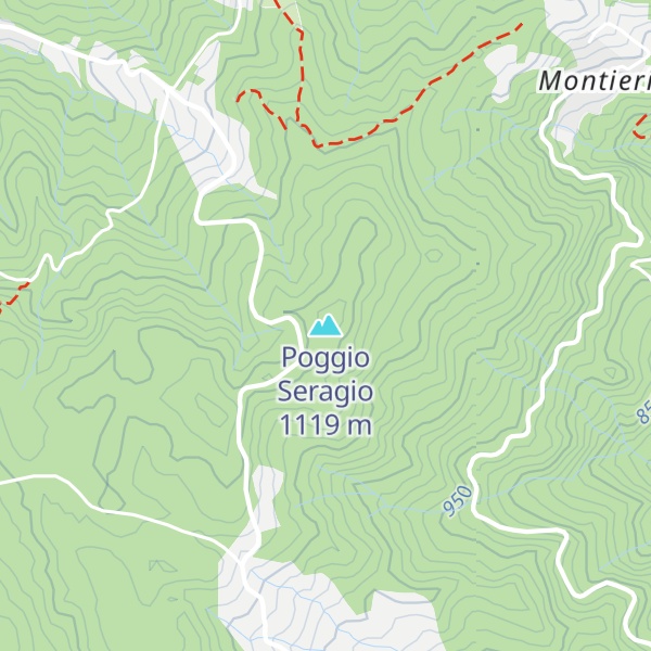 Map of Poggio Seragio