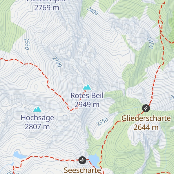 Map of Rotes Beil