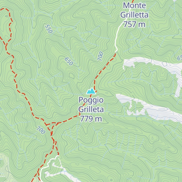 Map of Poggio Grilleta