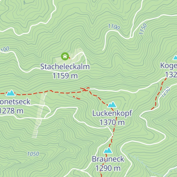Map of Fockenstein Hütte