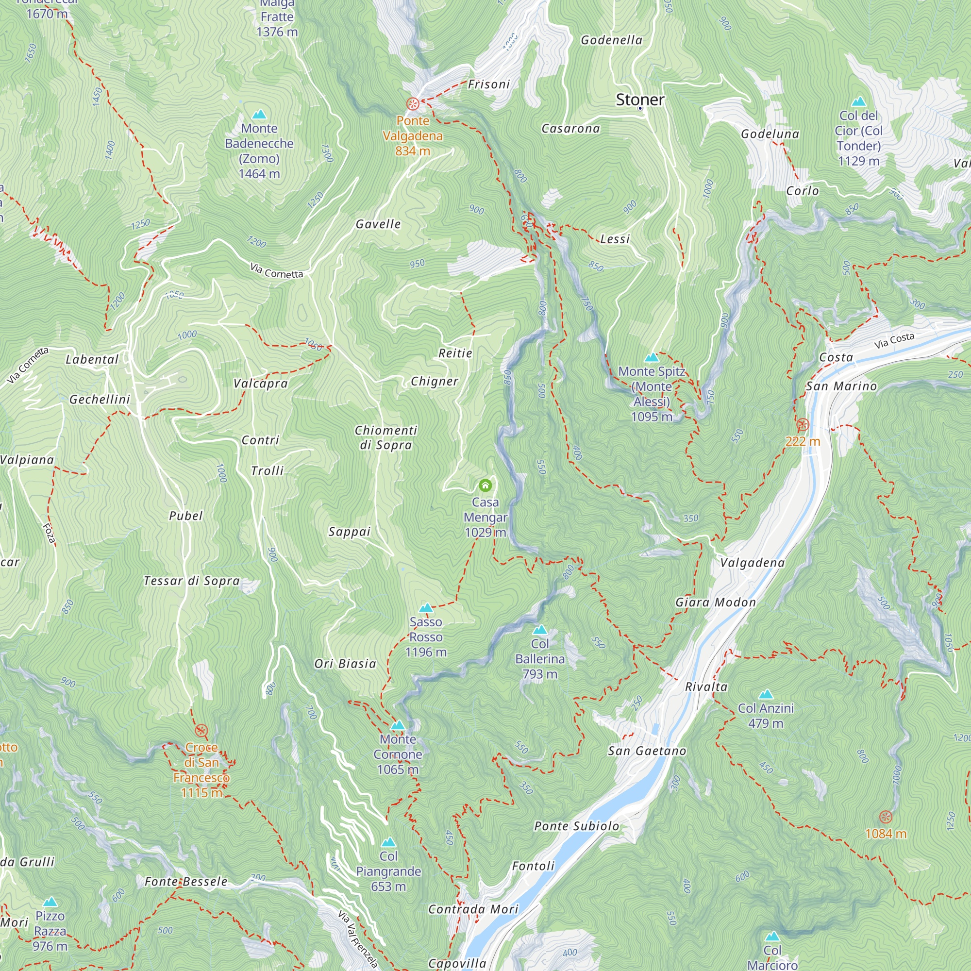 Casa Mengar map