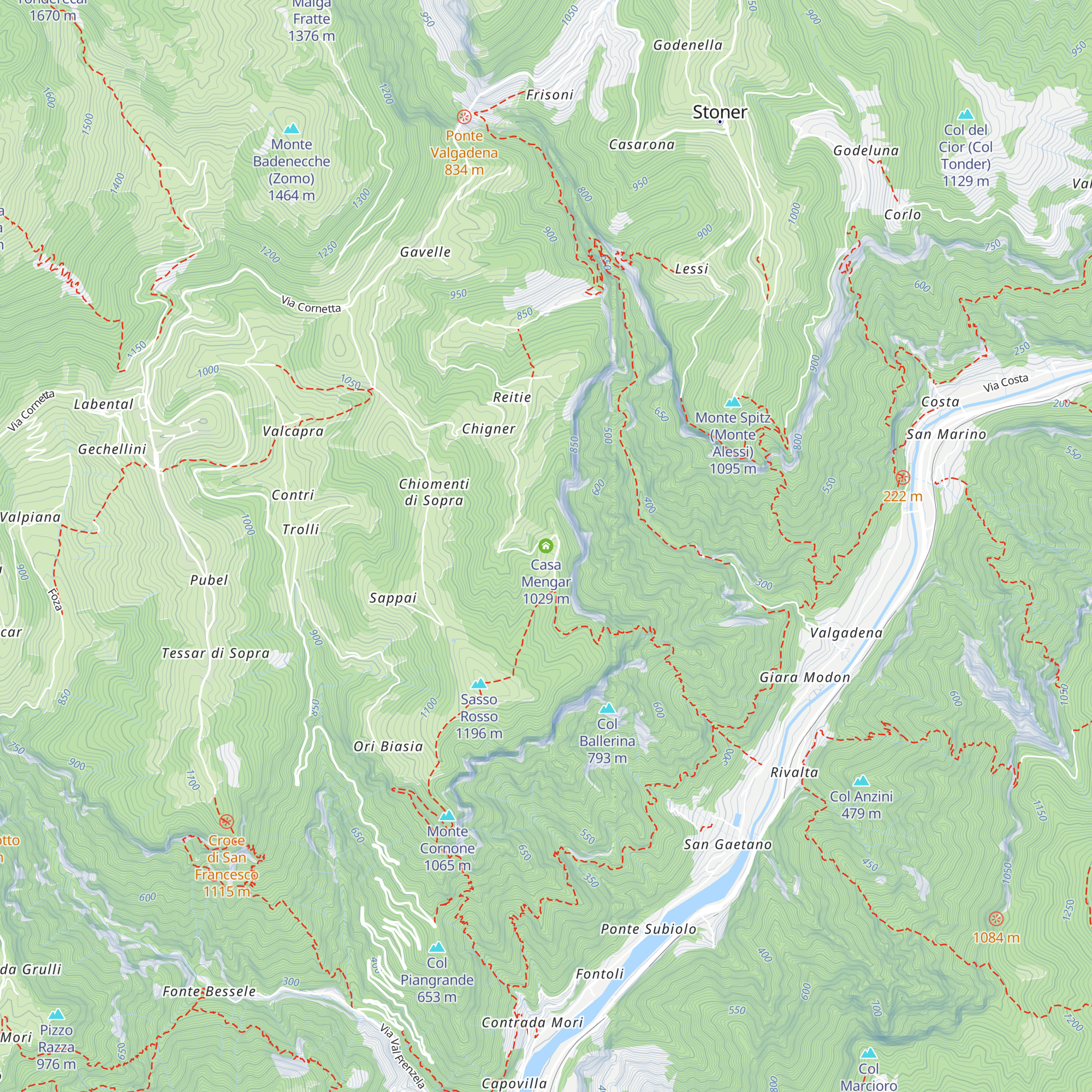 Casa Mengar map