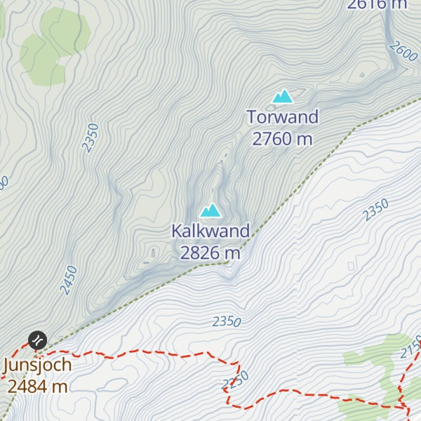 Map of Kalkwand