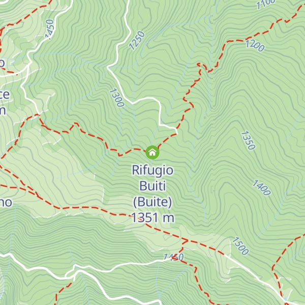 Map of Rifugio Buiti (Buite)