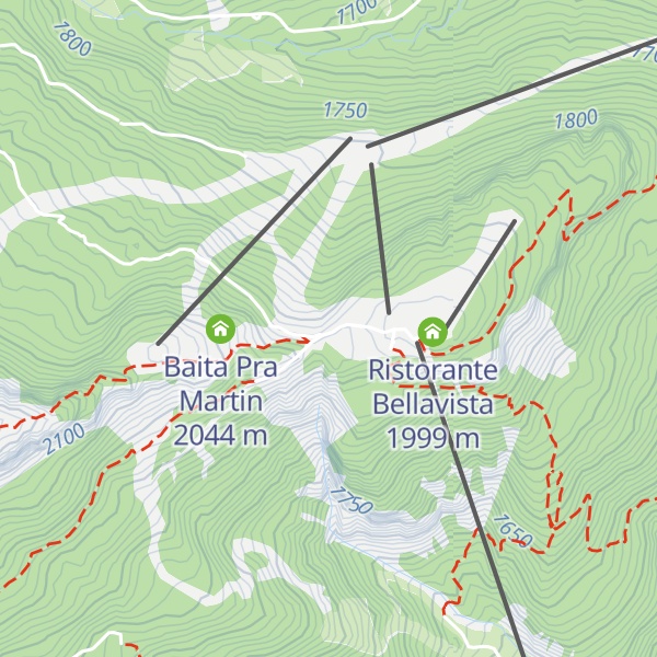 Map of Rifugio Negritella
