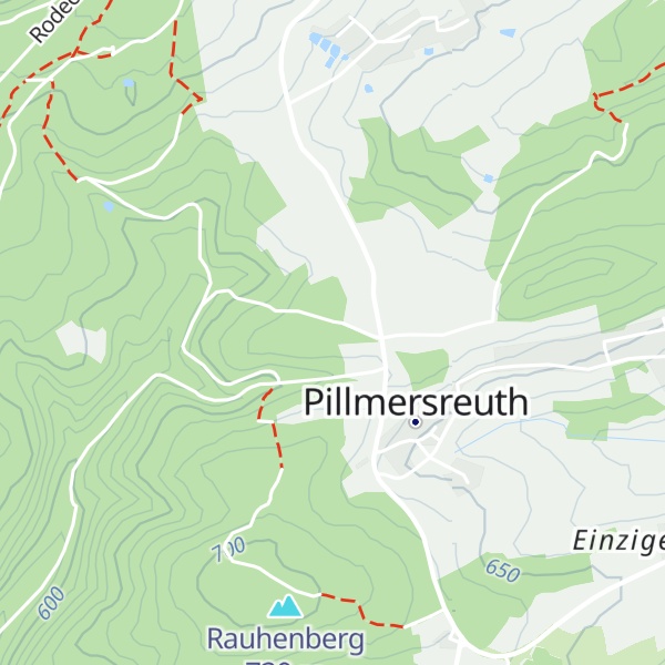 Map of Hütte Döbra