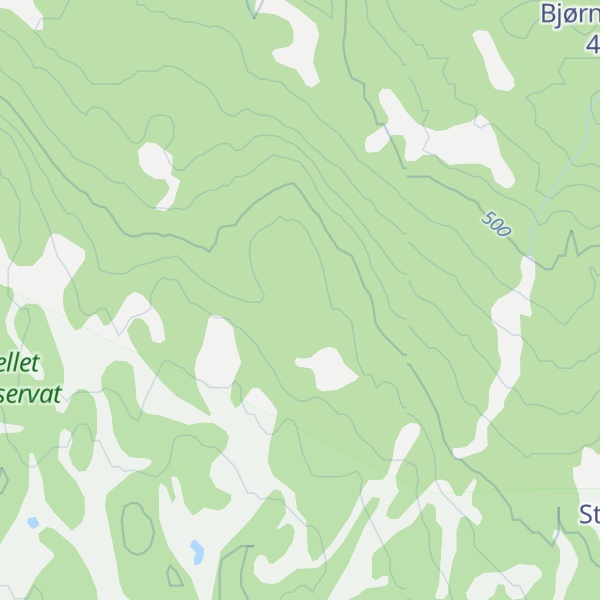 Map of Veltblåenga