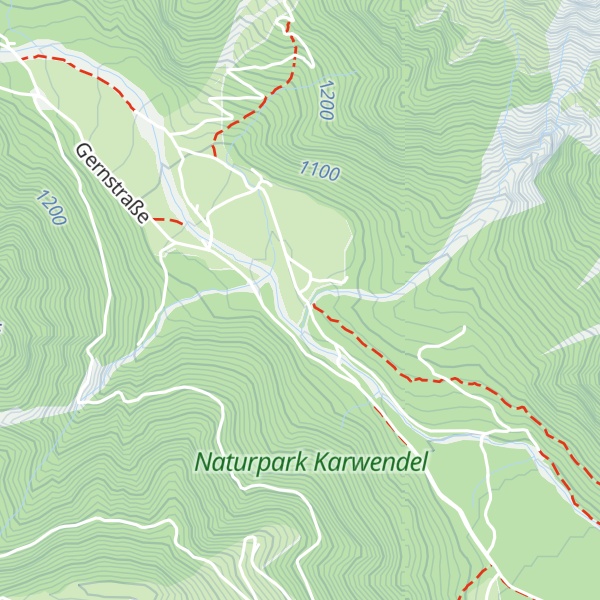 Map of Pletzach Alm Sennhütte